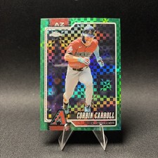 2026 Topps Chrome Baseball  - Corbin Carroll /99 Green X-fractor #83