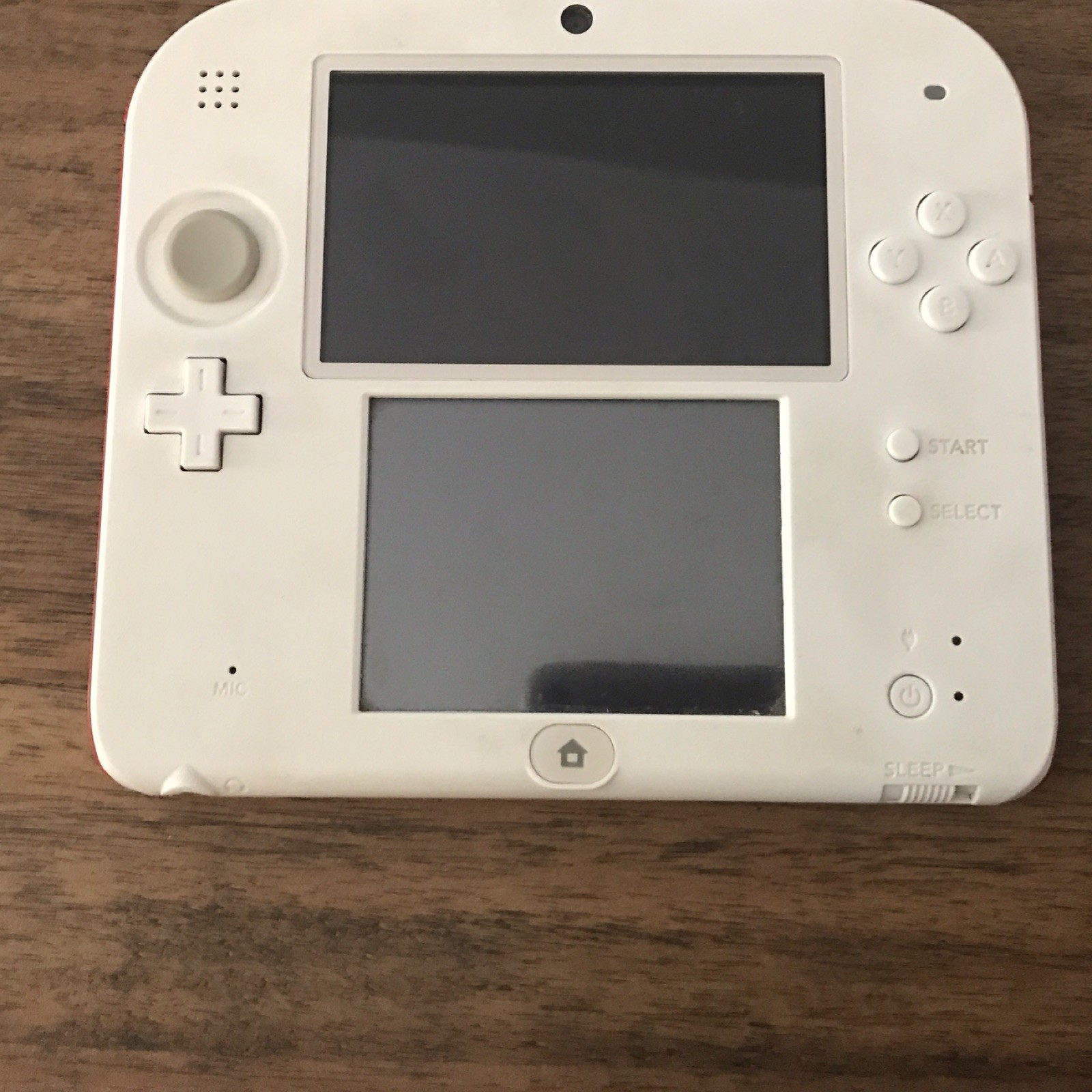 Nintendo 2DS White/Red Region Free Console Bundle w/ Charger & DS/3DS Games
