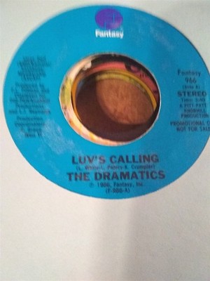 The Dramatics, Luv's Calling ~ 1986 NM Fantasy promo 45