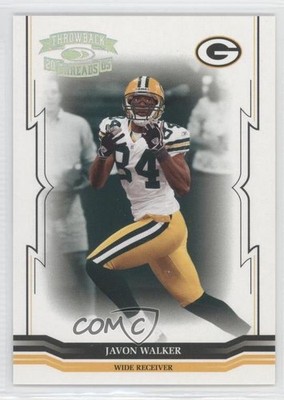 2005 Donruss Throwback Threads Silver Holofoil 139/150 Javon Walker #56 0l1