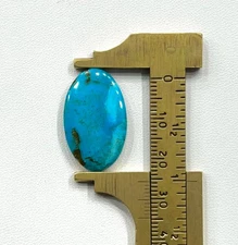 Kingman Turquoise Oval Cabochon Gemstone Natural Kingman Turquoise 12 CT F0399