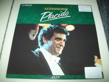 AN EVENING WITH PLACIDO Laserdisc LD VERY GOOD CONDITION MUSIC VERY RARE DOMINGO