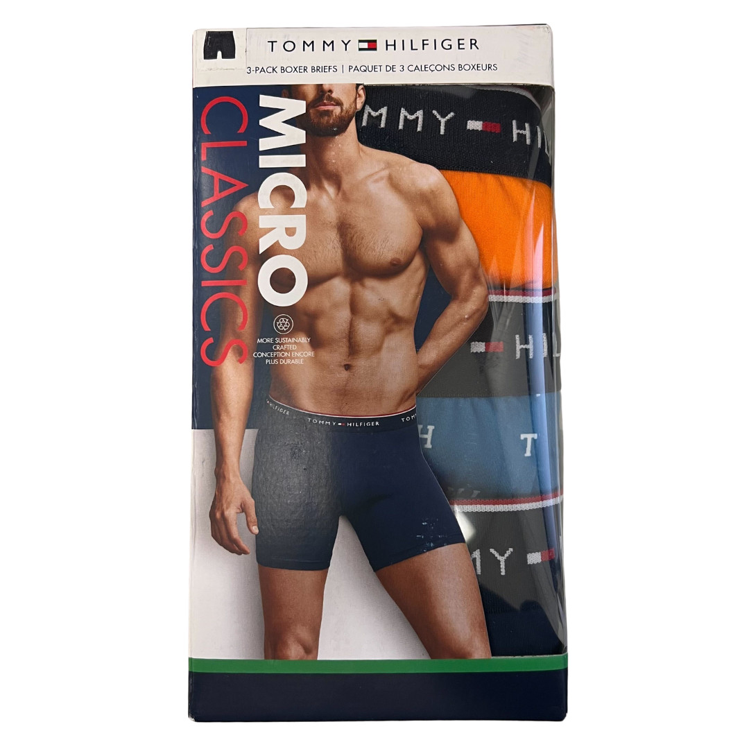 Tommy Hilfiger Mens Micro Classic Boxer Brief 3 Pack 5790₽