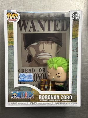 Funko Pop! Roronoa Zoro Wanted Poster #2124 One Piece Exclusive