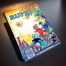 BUY NOW  - Rupert 🐻Original 1968 - Magic Paintings Free - Unclipped - Near Fine