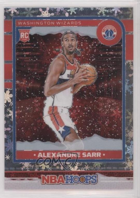 2024-25 Panini NBA Hoops Rookies Premium Winter Prizm Alexandre Sarr #232 yl0