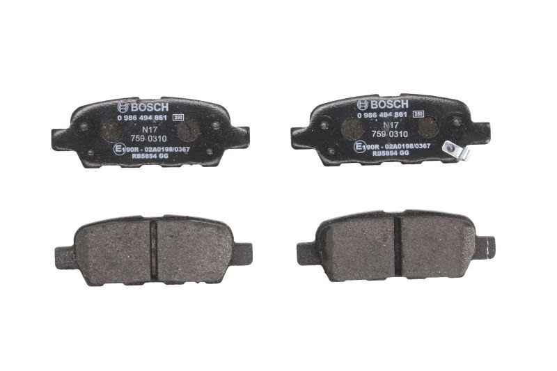 Plaquettes de frein BOSCH pour INFINITI FX 3.5 2003-2008 en céramique