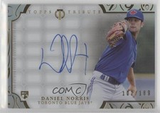 2015 Topps Tribute Auto 102/189 Daniel Norris #TA-DN Auto 8k4