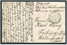 1940 Germany DDP Deutsche Dienstpost Bohemia Moravia Prague Feldpost Postcard