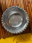 Silver Metal Aluminum Bowl 7.25” W/Metal Beaded Edging By Biltmore For Your Home