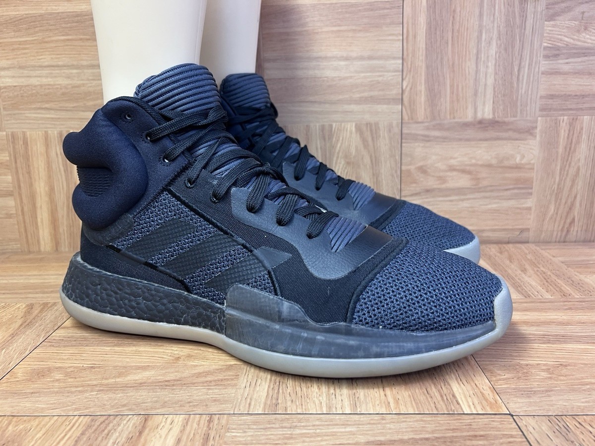 SZ 14 - Adidas Marquee Boost Mens Shoes Grey Six-Core Black-Trace