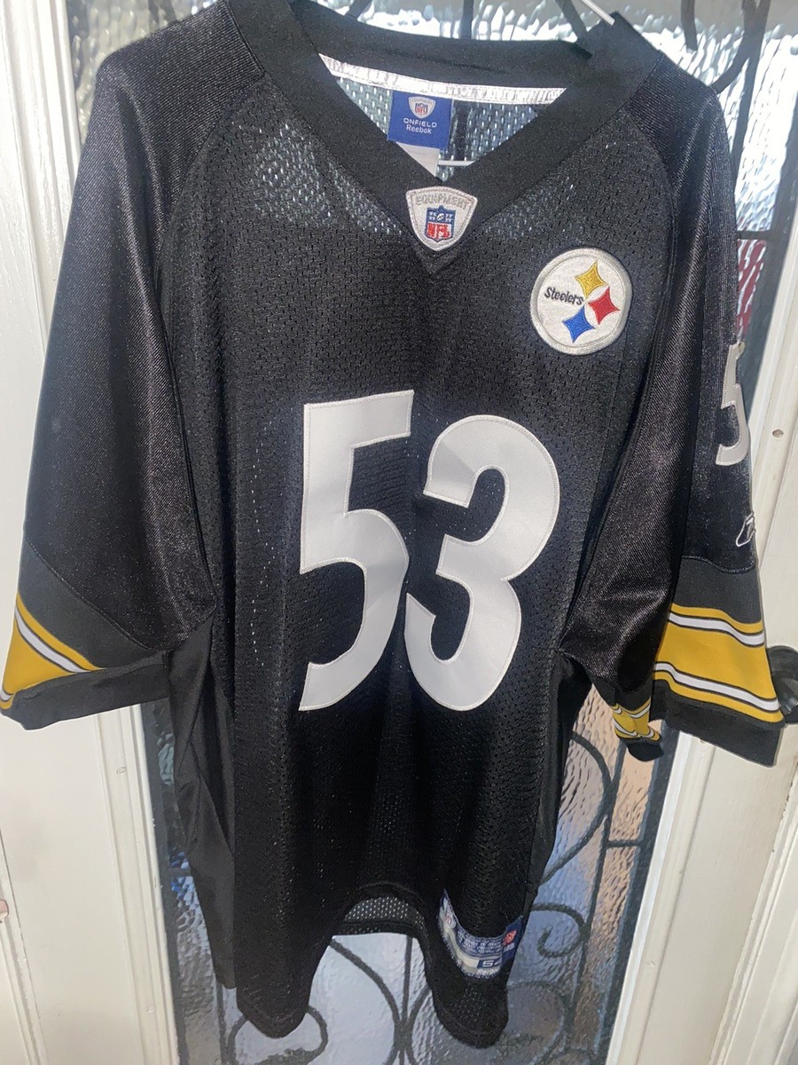Pittsburgh Steelers Reebok Maurkice Pouncey #53 Size 54 Black