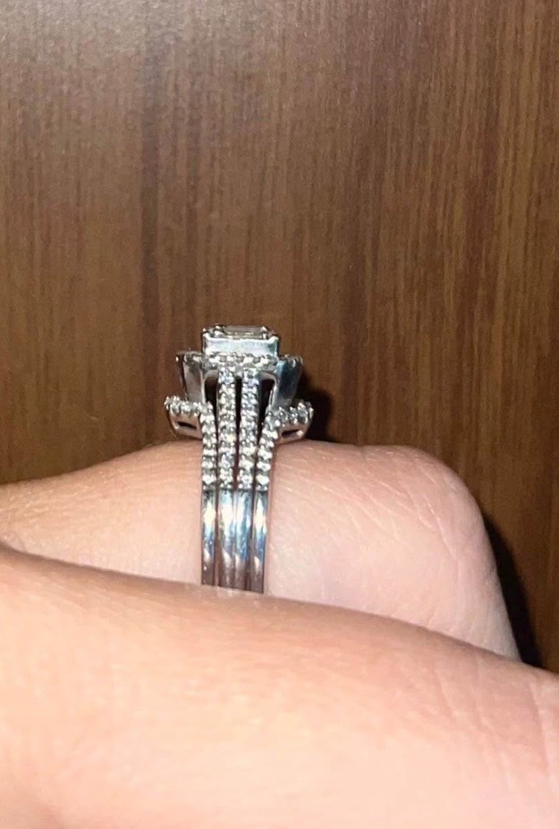 14K White Gold Wedding Set – Zales  Beautiful 14K