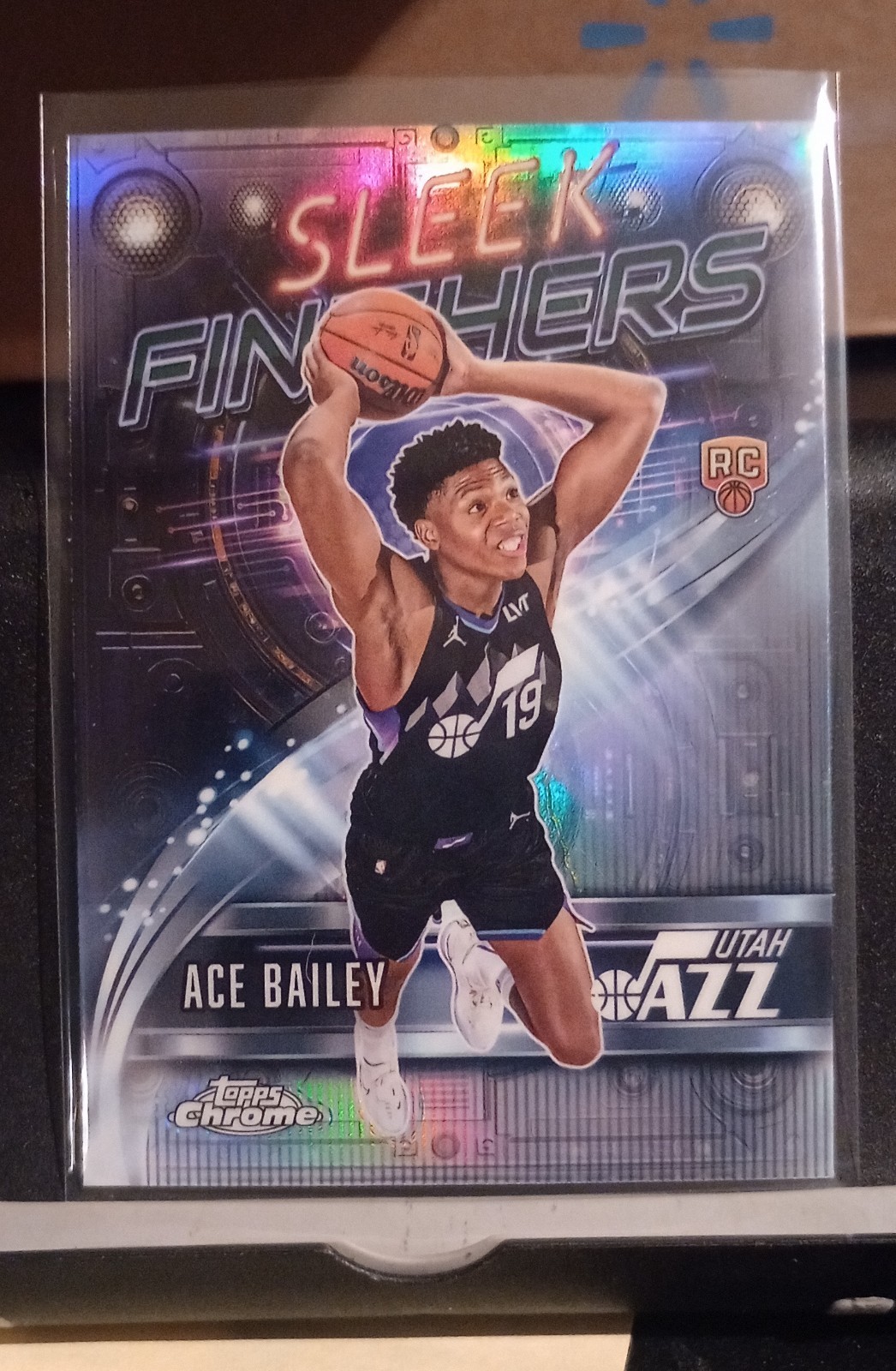 2025-26 Topps Chrome - Sleek Finishers Ace Bailey #SF-25 Refractor (RC)