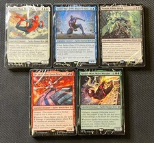 MTG x Spiderman Mazzi di Benvenuto [Tutti e 5 i Colori/Mazzi da 30 Carte] Sigillati - Nuovi!