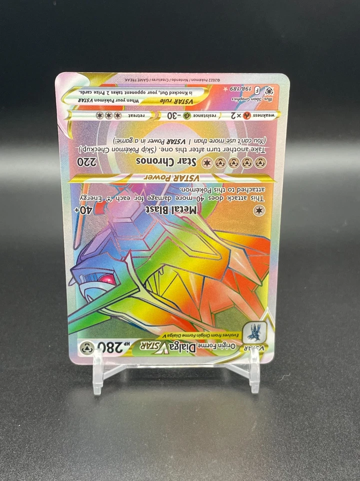Origin Forme Dialga VSTAR - (Secret) 198/189 Swsh10: Astral Radiance Holo [NM] - Image 2 of 4