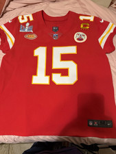 Nike Kansas City Chiefs Patrick Mahomes Elite On Field LVIII Jersey Men  s 52