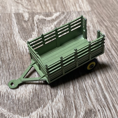 #ad #ad Vintage Husky Diecast Toy Green Farm Trailer with Ramp Made in Great Britain $6.99