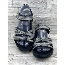 Teva Sandals Women's Size 7 Black Gray Sporty Strappy Comfort Walking