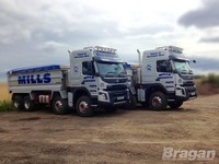DachträGer + Jumbo LED Spots + Flush Leds FüR Volvo FMX 2013 - 2021 Globetrotter