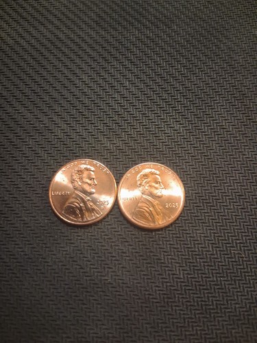 Bu Incon 2025 BU Lincoln Shield Small Cent RD P&D Mint Set 2 pennies | eBay