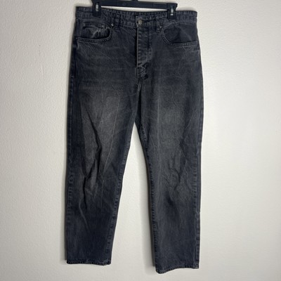 KSUBI Denim Jeans Men's Size 33 Black 29” Inseam Straight Leg 5
