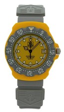 Tag Heuer 35mm Men's Formula 1 Yellow/ Grey Swiss Quartz F1 Watch- 382.513/1! 2