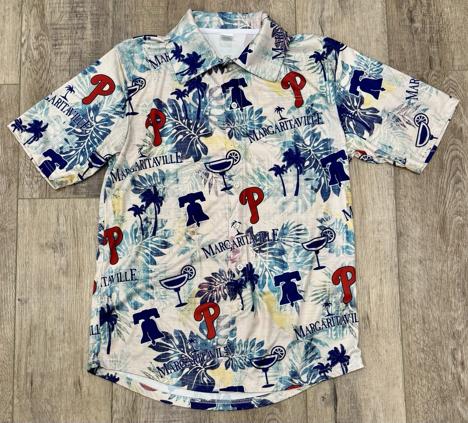 Philadelphia Phillies Margaritaville Hawaiian Shirt Men's Small - Tropical MLB