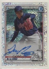 2020 Bowman Chrome Prospects Speckle Refractor /299 Jasseel De La Cruz Auto 2l4