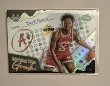 DERIK QUEEN 2024-25 BOWMAN U BEST MAKING THE GRADE BLACK GEOMETRIC /10 ROOKIE RC