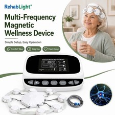 Migraine Relief r.T.M.S Magnetic Brain Wellness Machine 8 Frequencies Home Use