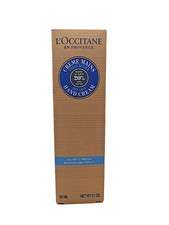 L'Occitane 20 Shea Butter Dry Skin Hand Cream 150ml/5.1fl.oz. New In Box