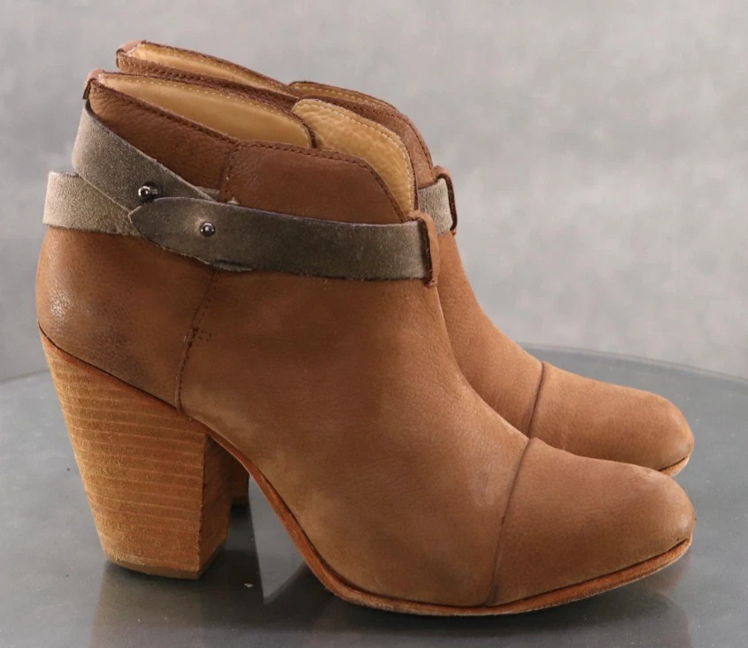 Botas para mujer Rag & Bone Harrow $360 talla EU 39 US 9 gamuza tostada Foto 4 de 4