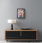 Original Abstract Fox Painting Canvas Neo Expressionist Fine Art Decor 11x14 — photo 2