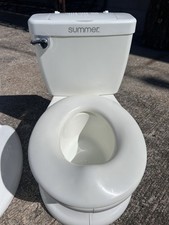 "Summer Infant" White My Size Potty Used But Clean And Sanitized