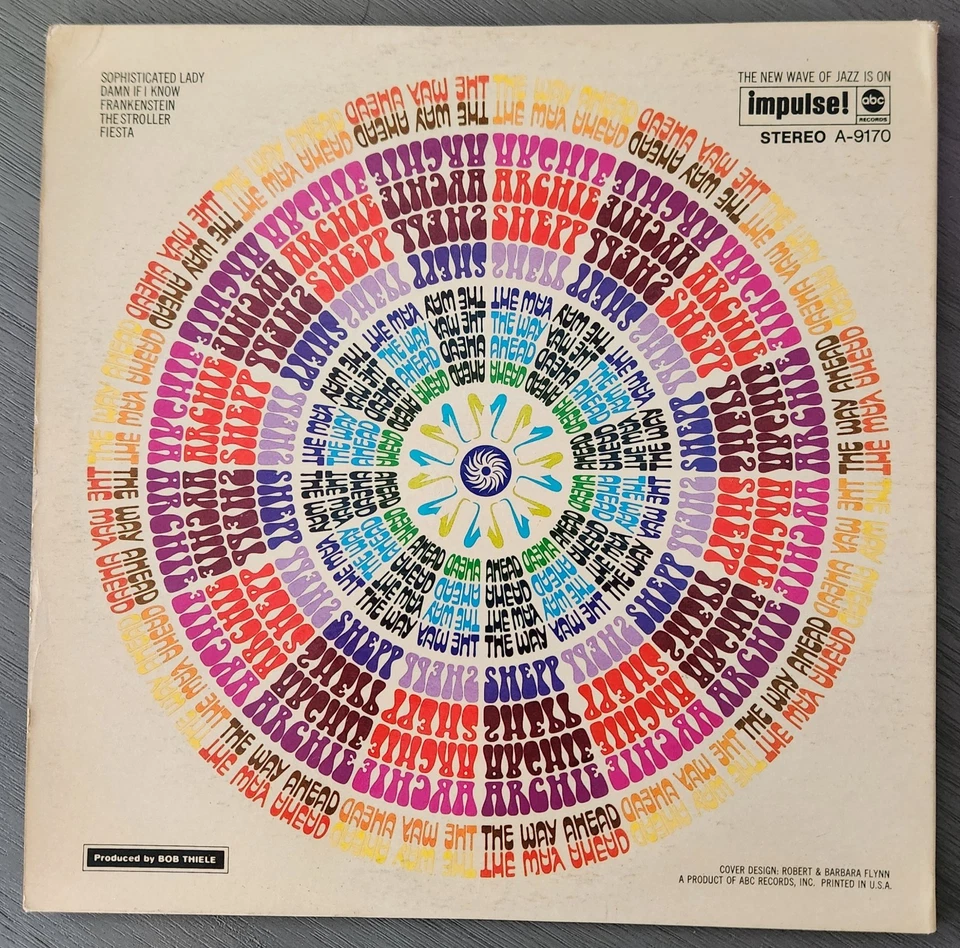 Vintage 1968 PROMO Archie Shepp "The Way Ahead" Impulse A-9170 1st US Stereo - Image 2 of 4