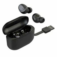 JLab Go Air Earphone Pop True Wireless Bluetooth & Charging Case  Black, Dual Co