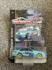 Majorette Cast Heads Nissan Cefiro A31 Verde Blu Drift Skyline Non Hot Wheels