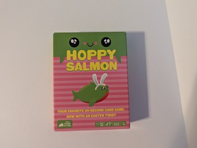 Happy Salmon Hoppy Salmon Fun Family Party Action Card Game Easter Version 