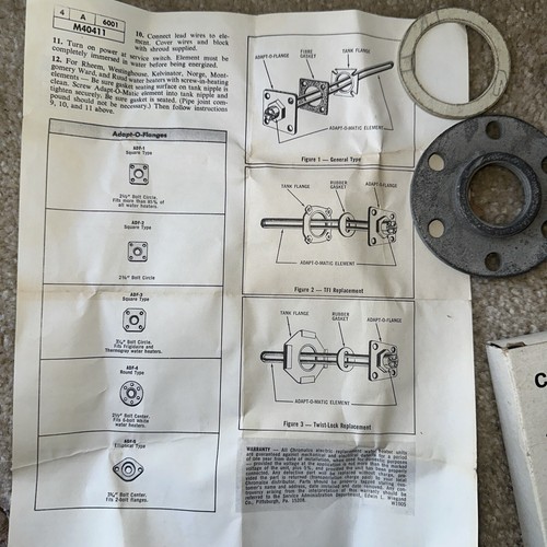 Chromalox Adapt-o-Flange - For Adapt-O-Matic Water Heater Elements - Picture 4 of 4