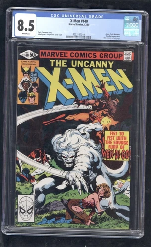 X-Men #140 CGC 8.5  (1980)  Alpha Flight, Wendigo Graded Marvel Comics