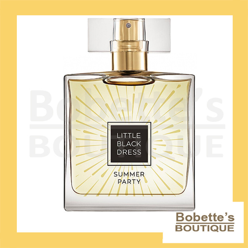 Eau de parfum Little Black Dress Summer Party Avon une fragrance féminine sophistiquée