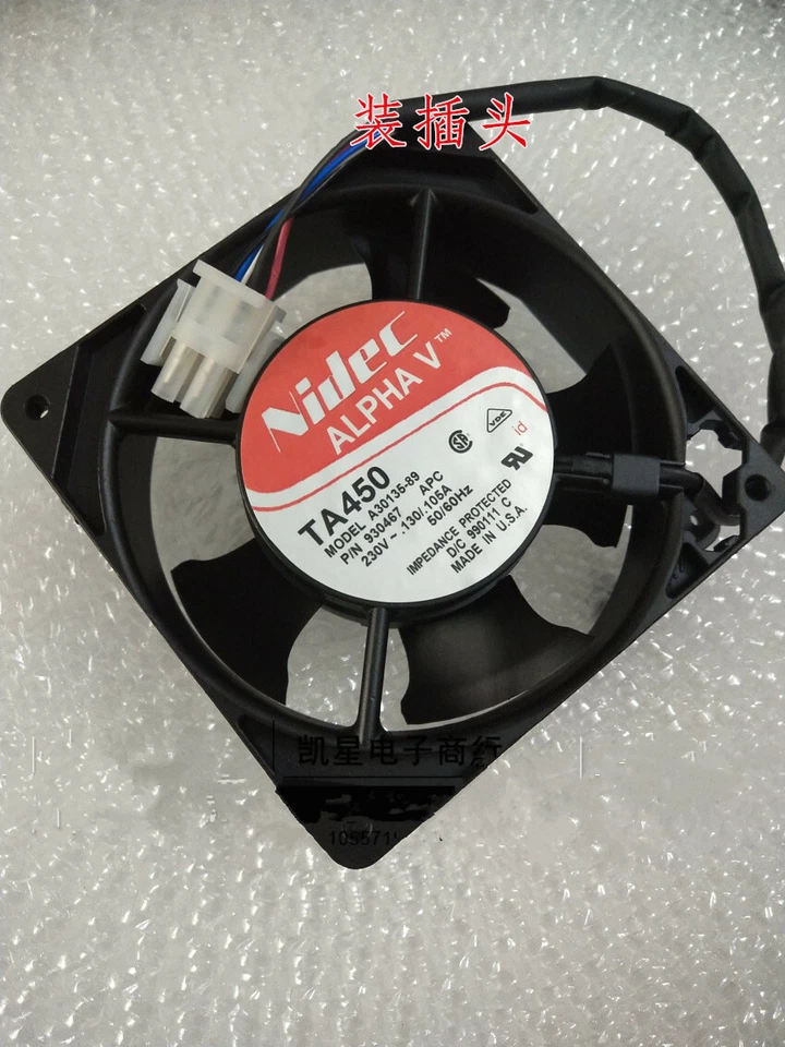 1PC NIDEC TA450 A30135-89 12038 12CM 230V 0.130A AC Cooling Fan 5-wire - Image 3 of 4