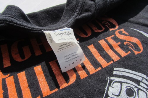 Tshirt L Black - 2007 RIGHTEOUS HILLBILLIES Genuine Hillbilly Made in USA - Picture 3 of 4