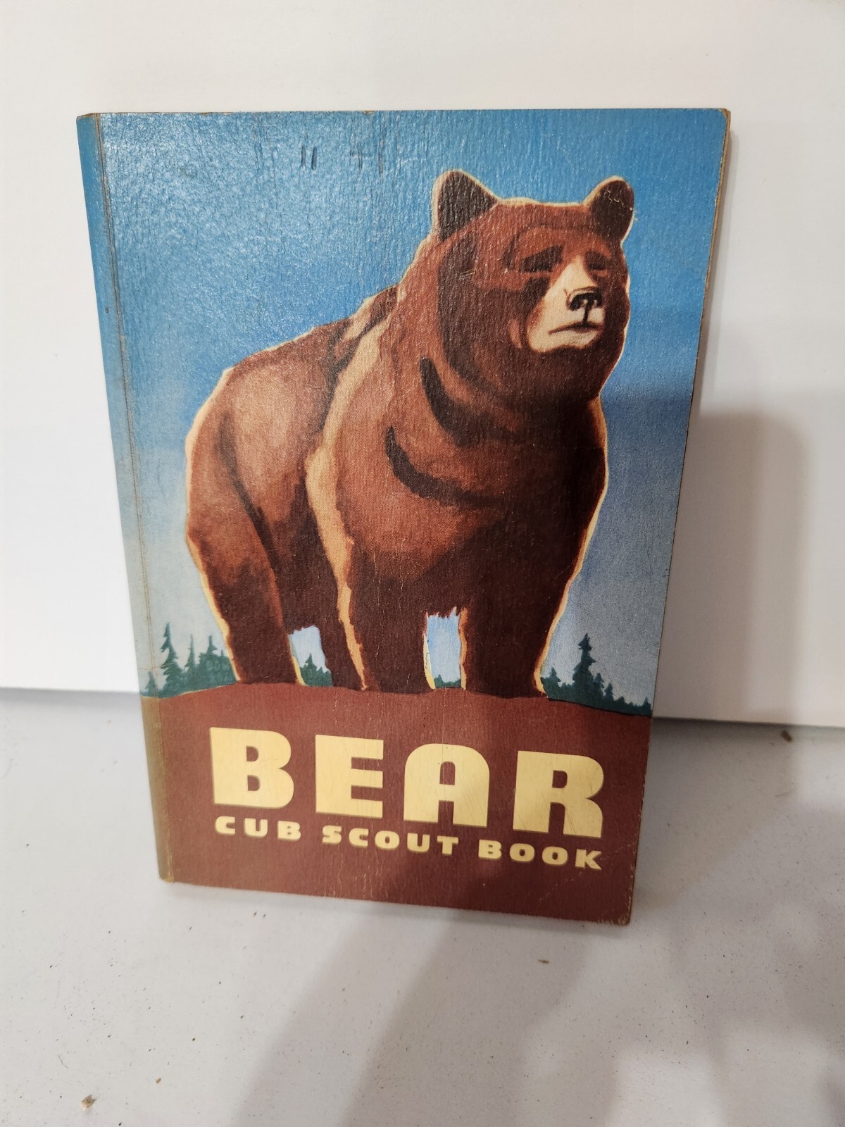 1954 - Bear Cub Scout Book With Card And Patch - Boy Scouts Of America - Vintage