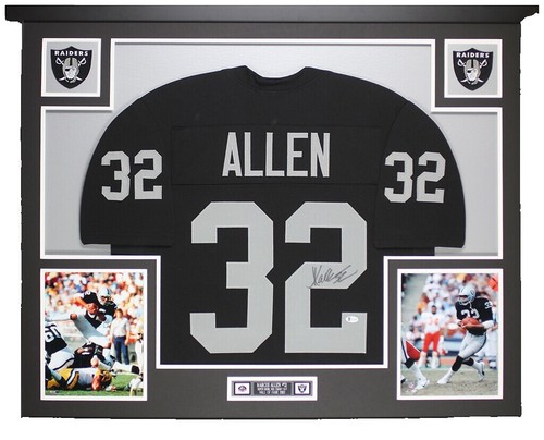 MARCUS ALLEN OAKLAND RAIDERS SIGNED CUSTOM JERSEY! INSCRP. SB