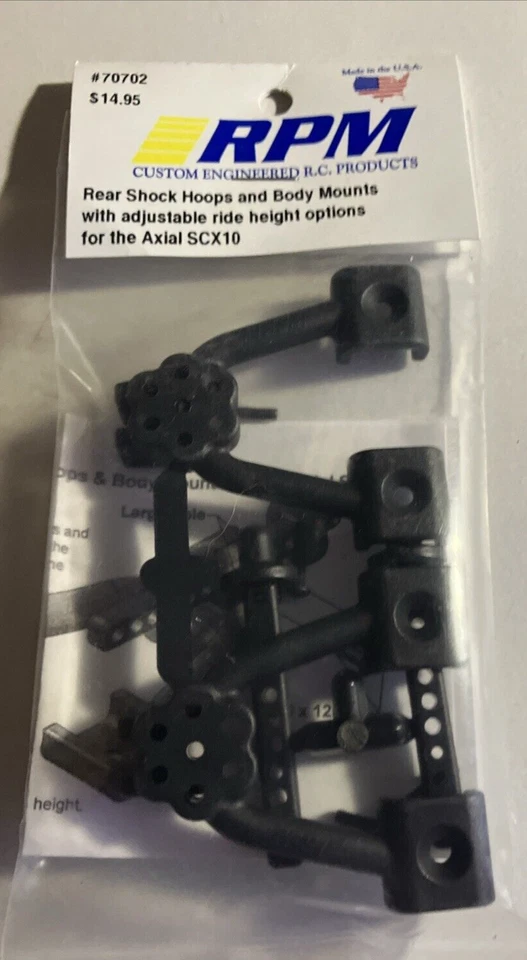 SCX10 AX30202 AXIAL SPRING 12.5 X 20 MM & 70702 RPM Shock Hoop & Body M - Image 4 of 4