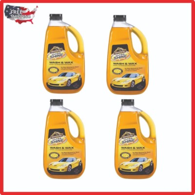 Armor All Ultra Shine Wash and Wax Liquid 64oz 4 PACK Free shipping