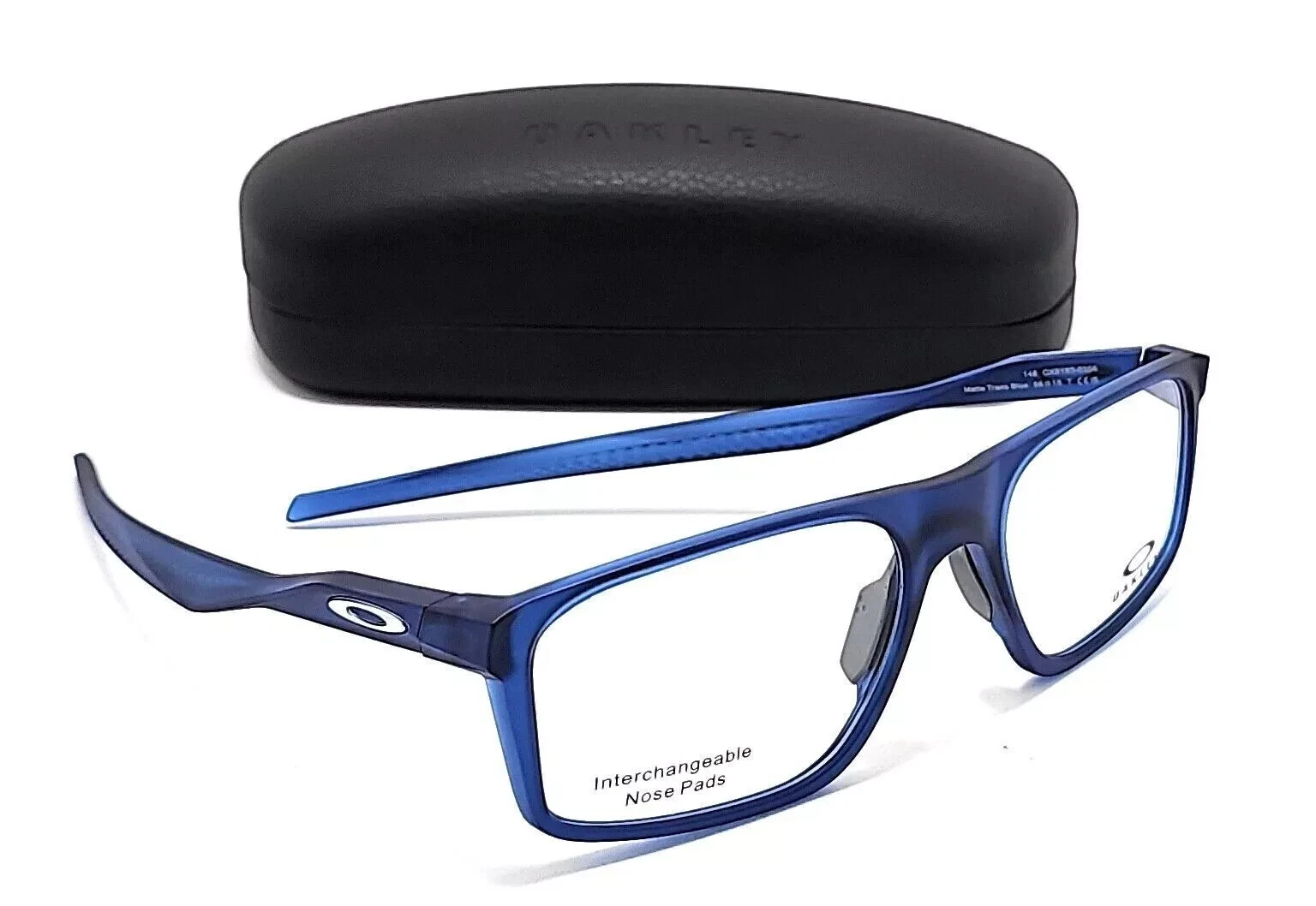 Oakley Bat Flip OX8183 0356 Matte Translucent Blue Unisex Eyeglass Frames 56 18