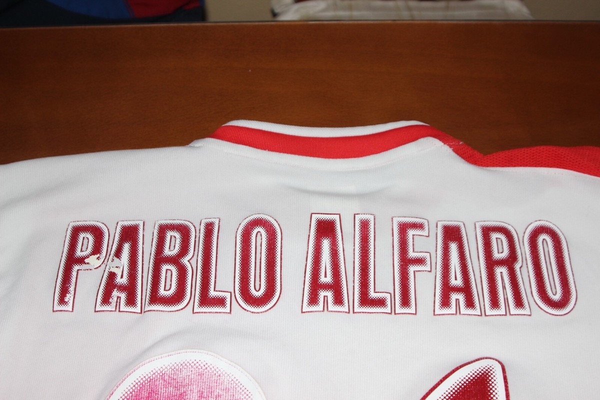 CAMISETA VINTAGE MATCH Worn Pablo Alfaro Sevilla F.c Joma T/Xl Firma Jugadores EUR 149,95 - ES